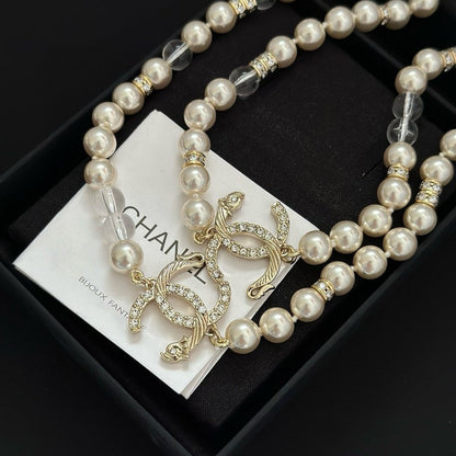 CC Classic Pearls Long Necklace