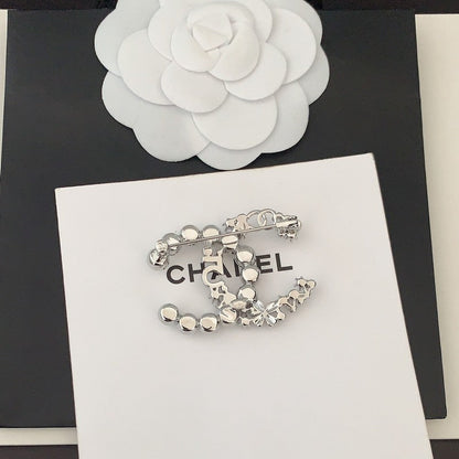 CC NO.5 Diamond & Pearl Brooch