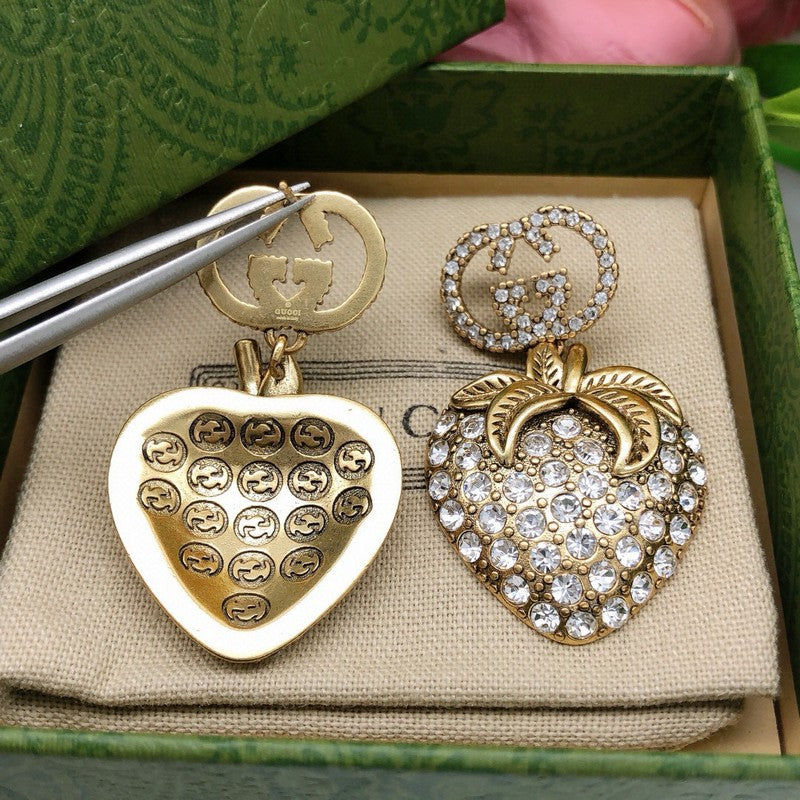 GG Strawberry Diamond Earrings