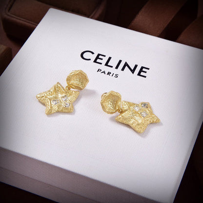 CE Triomphe Star Diamond Earrings