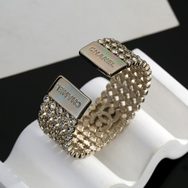 CC Diamond Cuff Bracelet