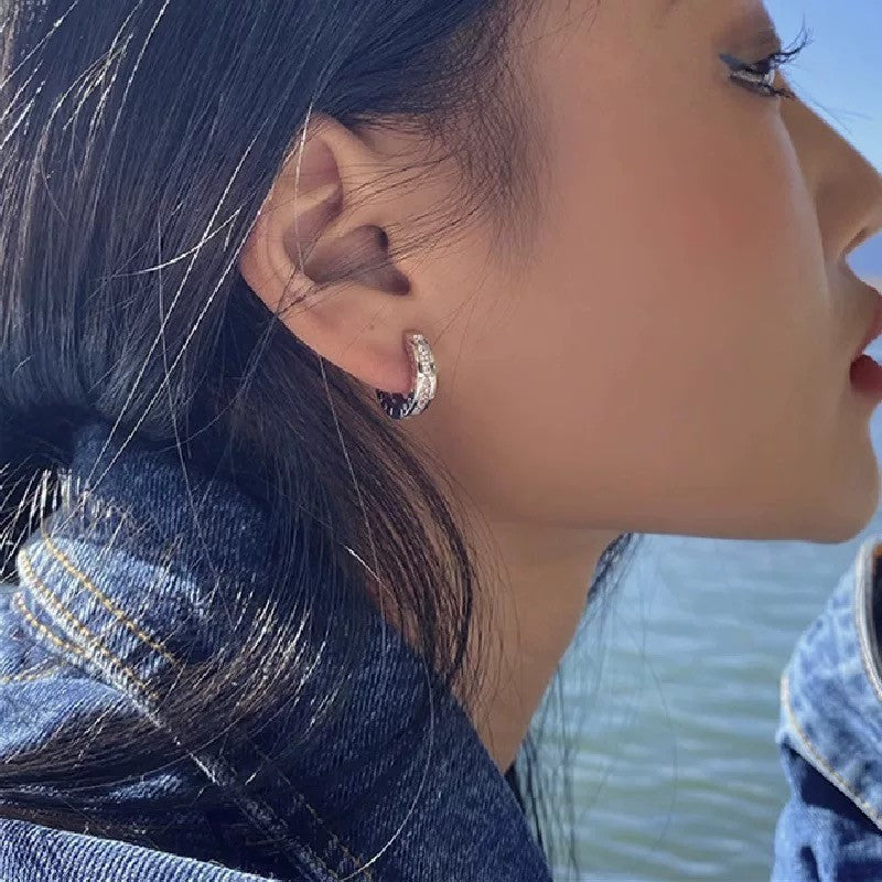 BVLG Diamond Gold Earring
