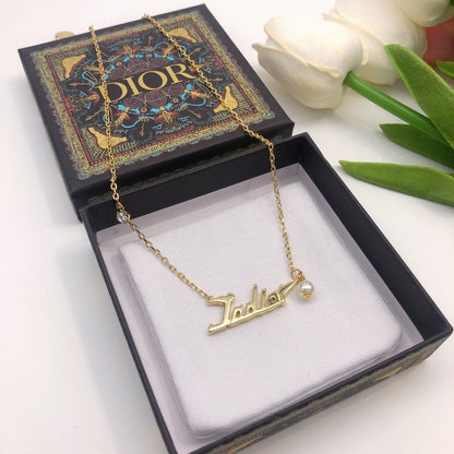 CD J'Adior Gold Necklace