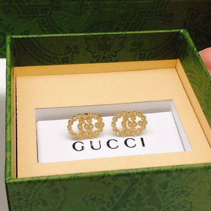 GG Pave Diamond Earrings