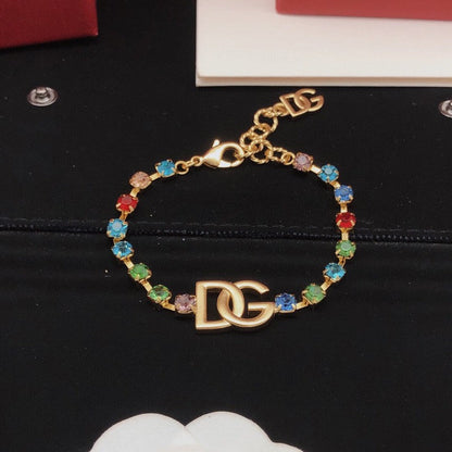 DG Color Crystal Gold Bracelet