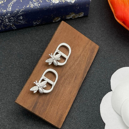 CD Bee Gold Earrings
