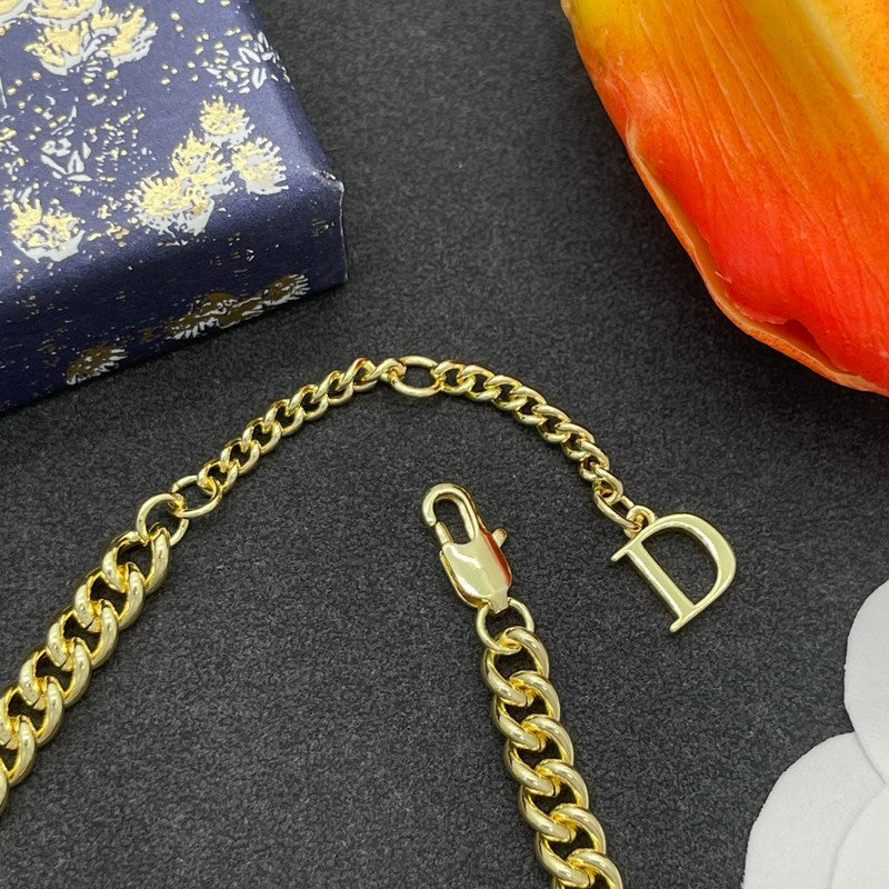 CD Petit Diamond Chain Bracelet