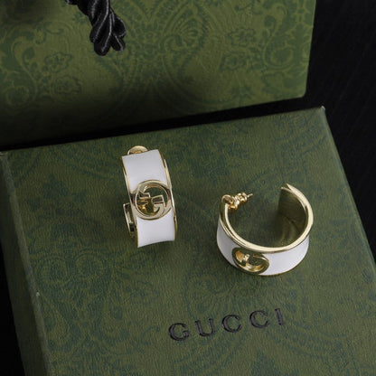 GG Color Enamel Earrings