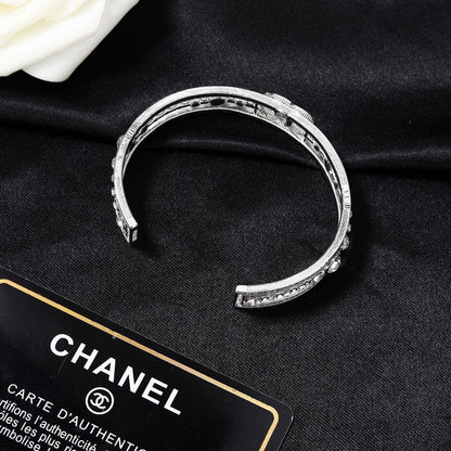 CC White Gold Diamond Bracelet