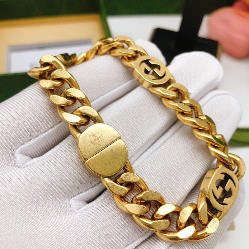 GG Classic Gold Chain Bracelet