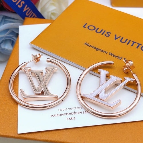 Louis Louise Hoop Pearls Earrings
