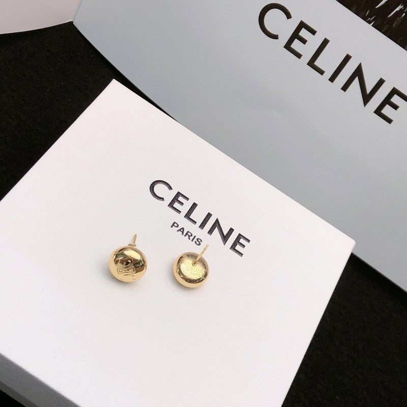 CE Gold Earrings