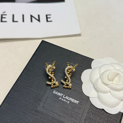 Saint Gold Diamond Earrings