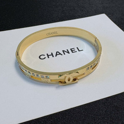 CC Pave Diamond Gold Bracelet