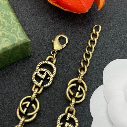 GG Interlocking G Twist Gold Bracelet