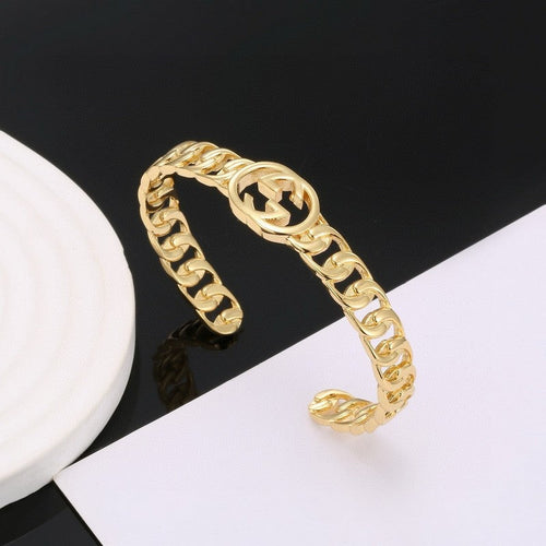 GG Chain Open Bracelet