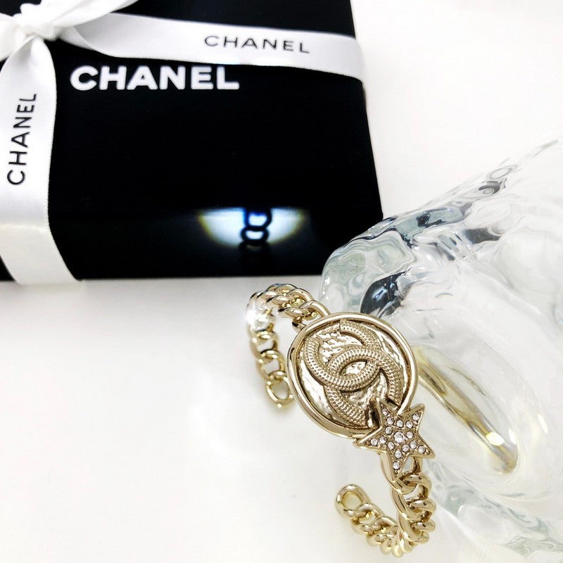 CC Diamond Star Cuff Bracelet