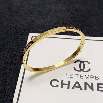 CC Thin Gold Bracelet