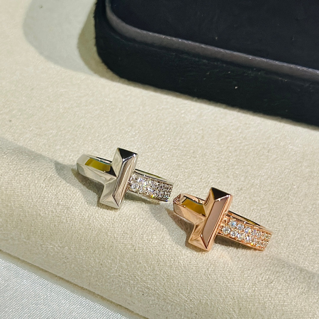 Tiff Narrow Pave Ring