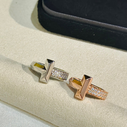Tiff Narrow Pave Ring