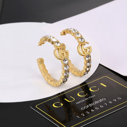 GG Color Crystal Earrings