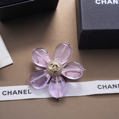 CC Pink & Purple Brooch