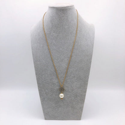 GG Pearl Chain Necklace