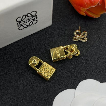 Loe Anagram Diamond Earrings
