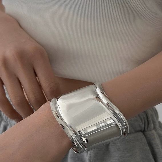 Tiffany Elsa Peretti Medium Bone Cuff Bracelet
