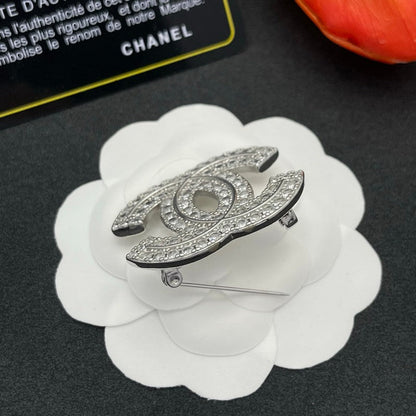 CC Full Diamond Brooch