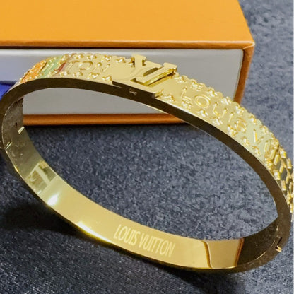 Louis Vintage Monogram Gold Bracelet
