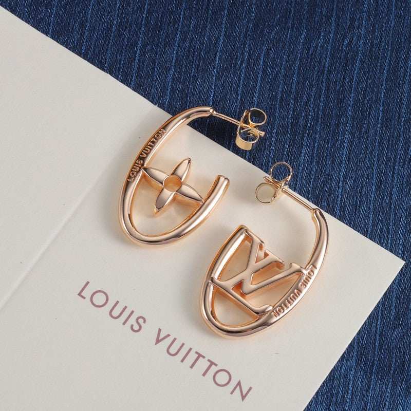 Louis Oval Diamond Earrings