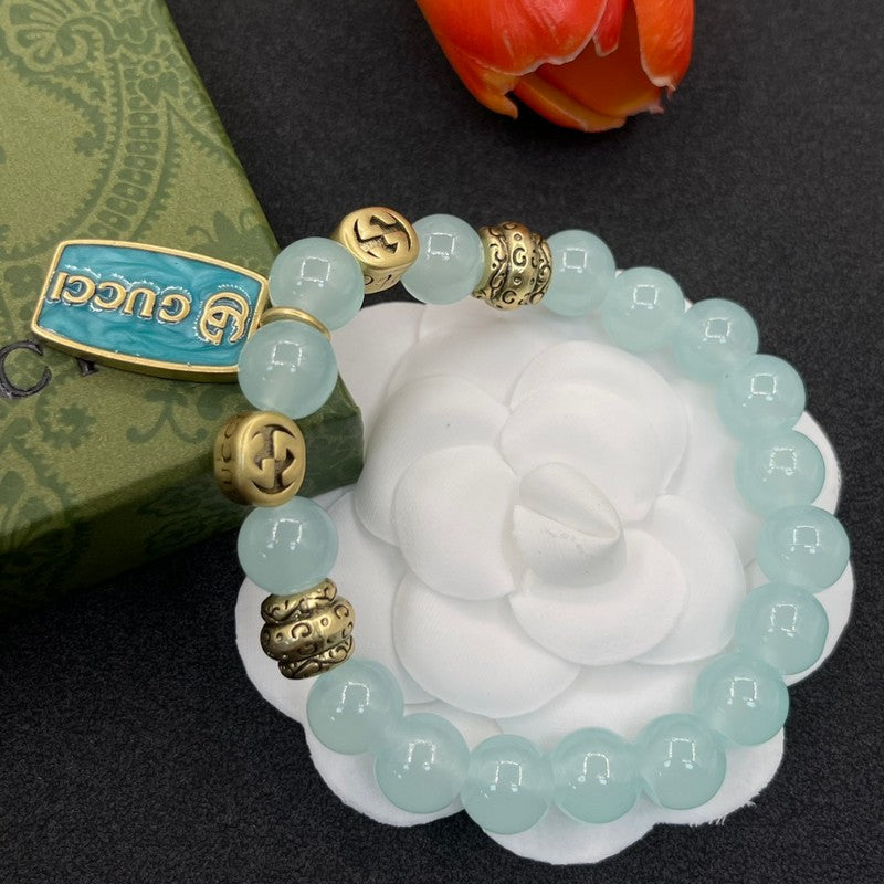 GG Sky Blue Bead Bracelet