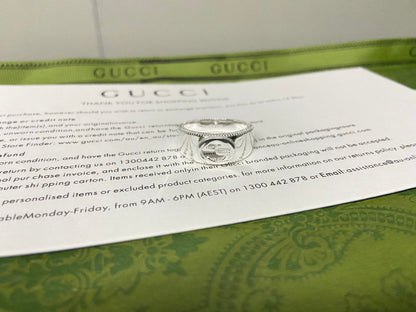 GG Interlocking G Wide Ring