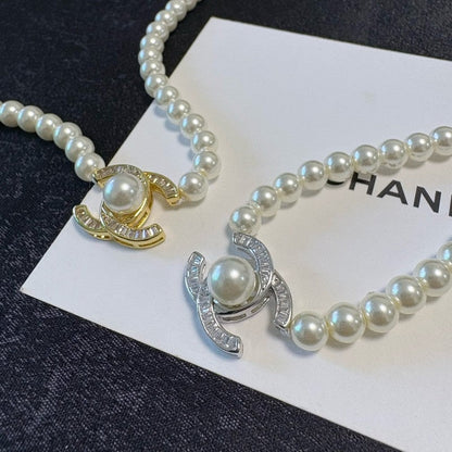 CC Pearl Gold Necklace