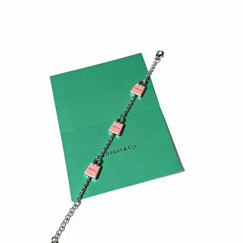 Return to Tiffany Pink Bag Bracelet