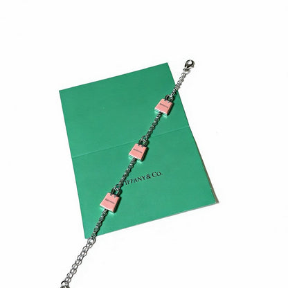 Return to Tiffany Pink Bag Bracelet
