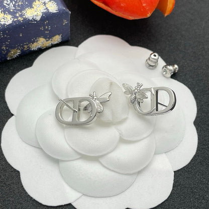 CD Bee Gold Earrings