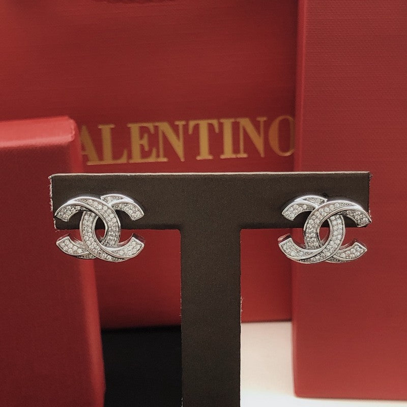 CC Diamond Earrings