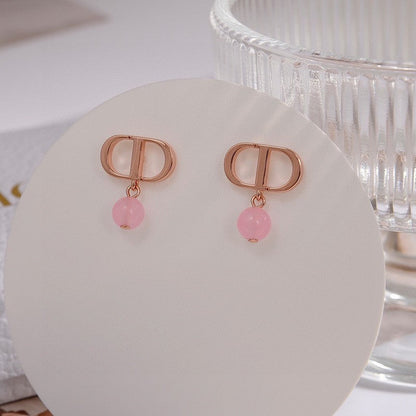 Petit CD Pink Earrings