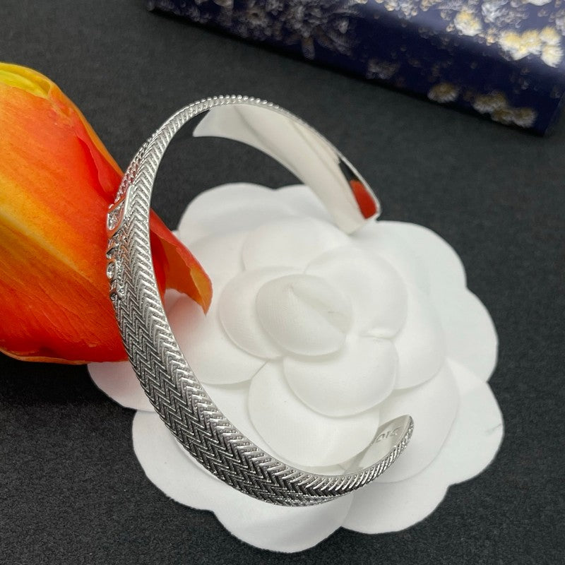 CD Petit Diamond Cuff Bracelet