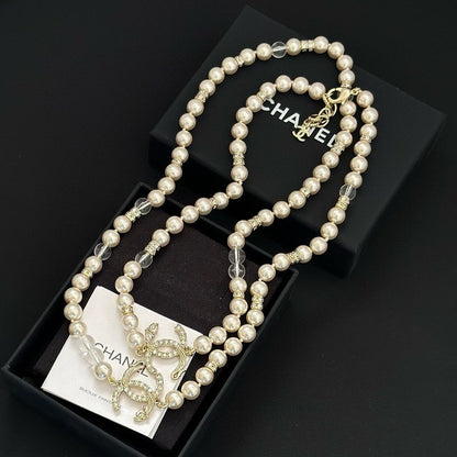 CC Classic Pearls Long Necklace
