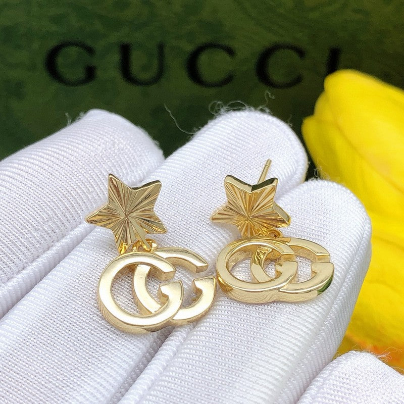 GG Star Gold Earrings