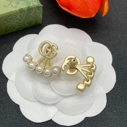 GG Five Pearl Earrings