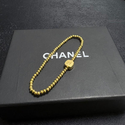 CC Gold Bead Bracelet
