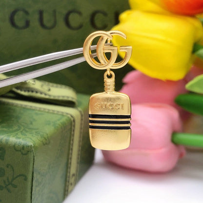 GG Vintage Gold Drop Earrings