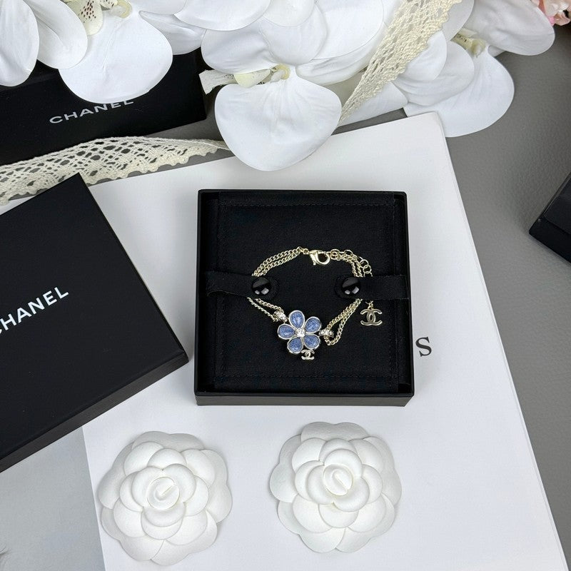 CC 26C Blue Flower Diamond Bracelet