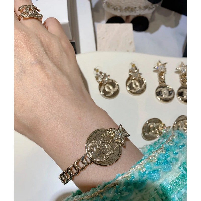 CC Diamond Star Cuff Bracelet