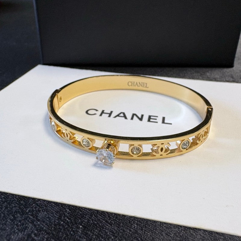 CC Diamond Gold Bracelet