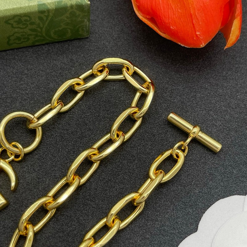 GG Interlocking G Gold Chain Bracelet